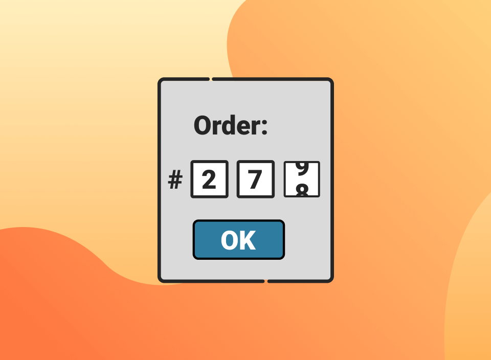 custom order number