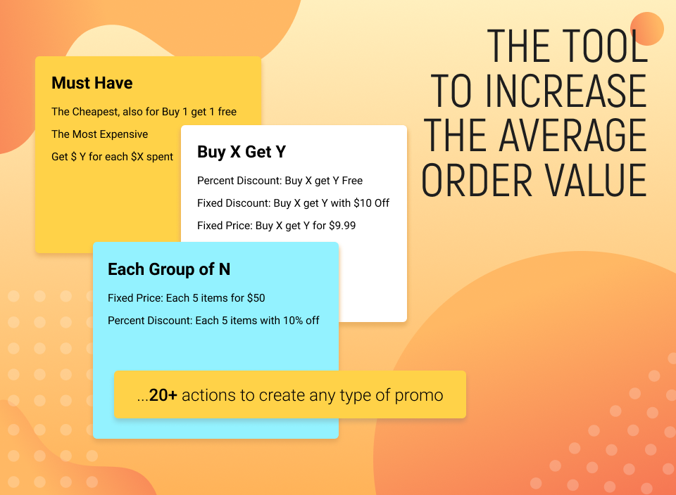 create un unlimited number of promotions to increase profit