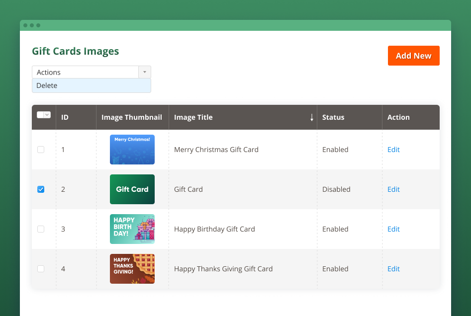 magento 2 upload gift card images