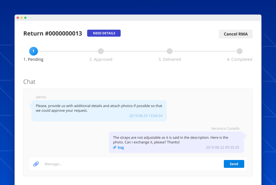 rma chat
