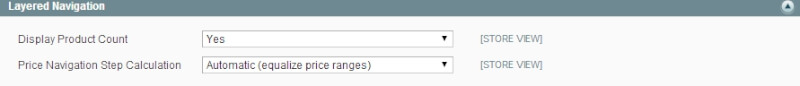 Magento Basci Layered Navigation Filterable Attributes